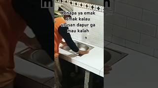 Cara pasang sink tutorial kitchen shortvideo fypシ゚viral fyp [upl. by Helsie]