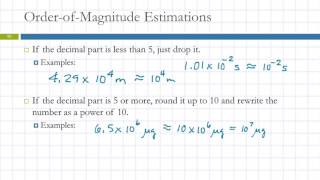 Order of Magnitude Estimations [upl. by Nosreh]