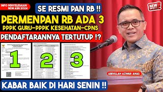 BARU SAJA‼️INFO PENDAFTARAN PPPK DAN CPNS 2024‼️PPPKNYA TERTUTUP ⁉️ [upl. by Hpesoy]