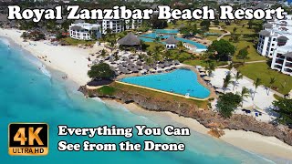 Royal Zanzibar Beach Resort from Drone in 4K [upl. by Gleich52]