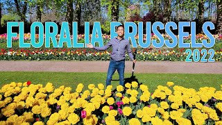 Floralia Brussels The biggest flower festival in Belgium  The Planet V 4K [upl. by Nahtnoj67]