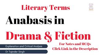 Anabasis in Drama amp Fiction  Literary Terms  NET NTA PGT TGT English [upl. by Anidem]