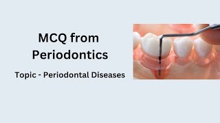 Periodontics  Topic  Periodontal Diseases masterdentistry dentalexam [upl. by Htessil]