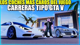 Carreras con los Coches Más Caros del Juego  MEGA MANSION TYCOON  ROBLOX [upl. by Inesita]