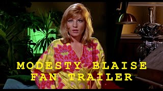 Modesty Blaise 1966 FAN MADE RETRO TRAILER [upl. by Eelyam]