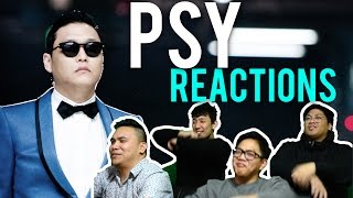 PSY has a quotNEW FACEquot and quotI LUV ITquot MV Reactions [upl. by Ainerbas]