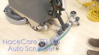 NaceCare Auto Scrubber TT1120 Features and Demo  City Floor Supply [upl. by Garlen]