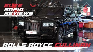 2022 RollsRoyce Cullinan Black Badge kit with Mansory rims  The Elite Cars Showroom [upl. by Haidabej]