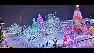 Leavenworth Washington Winter Wonderland Live Cam Highlights VisitLeavenworthwa [upl. by Mulford]