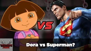 Dora vs Superman  DEATH BATTLE Cast [upl. by Okime]