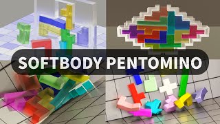 SOFTBODY PENTOMINO  Compilation [upl. by Ilahsiav]