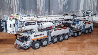 Lego Technic Liebherr LTM 11200 Crane Beta Test 01MOC by Jeroen Ottens [upl. by Ellekim169]