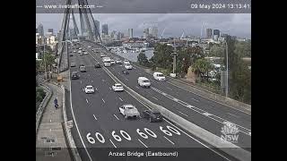 Anzac Bridge east Sydney  2024May09  Australia [upl. by Llerrehc]