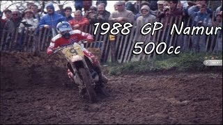 Motocross Grand Prix 1988  Namur Belgium  500cc Eric Geboers World Champion [upl. by Lian335]