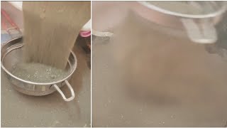 Asmr sand pouring and sand sifting Dry  Extremely Dusty 22 [upl. by Marsden794]