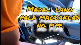 PAANO TANGGALIN ANG PIPE NG HONDA CLICK [upl. by Brader]