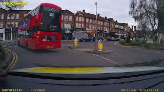 Hendon driving test route 19th march 2024 at 917 am PASS [upl. by Soo]