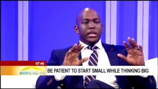 Be patient to start small while thinking big  Vusi Thembekwayo [upl. by Alat]