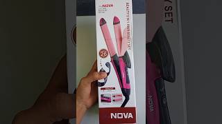 Unboxing 2 in 1 hair straightener amp curler review newtoyou onlineshopping shorts straightener [upl. by Norel528]