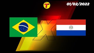 Brasil x Paraguai  Eliminatórias AO VIVO  010222 TransaméricaEsportes Brasil TREliminatorias [upl. by Kerianne]