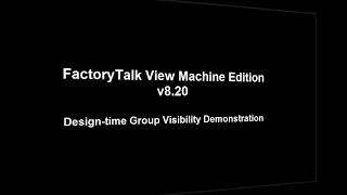 PanelView Plus amp FactoryTalk View ME v820 Object Visibility Demo [upl. by Atikahs]