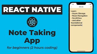 React Native amp TypeScript for Beginners  Build a Note Taking App Day 2 [upl. by Ruhnke]