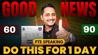 PTE Speaking  1 Day Improvement Plan to Score 9090  Skills PTE Academic [upl. by Ayanat883]