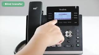 Yealink T42S Call Transfer [upl. by Luella]