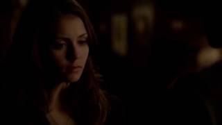 The Vampire Diaries 5x16 Damon and Elena Fight no BG music [upl. by Mairam]