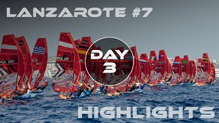 Official Highlights Day 3  iQFOiL International Games Lanzarote 7 [upl. by Buschi]