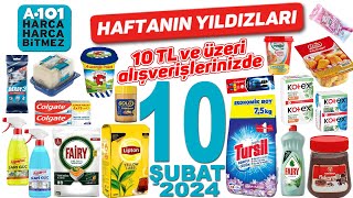 A101 10 ŞUBAT 2024 KATALOĞU  A101 BU HAFTA KAMPANYALAR İNDİRİMLER  GIDA TEMİZLİK  A101 İNDİRİMİ [upl. by Utas61]