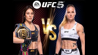 UFC ALEXA GRASSO VS VALENTINA quotBULLETquot SHEVCHENKO FLYWEIGHT TITLE FIGHT ON LEGENDARY DIFFICULTY [upl. by Ahsram]