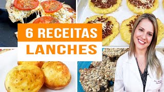 6 Lanches Rápidos e Saudáveis para Toda a Família [upl. by Jefferey40]