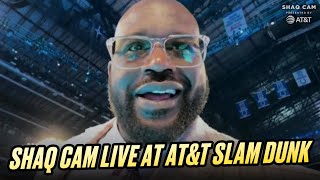 SHAQ LIVE AT ATampT SLAM DUNK  SHAQ CAM [upl. by Eivets]