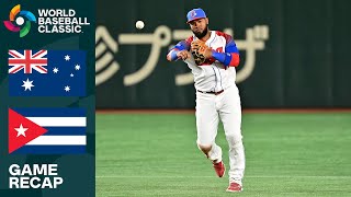 Australia vs Cuba Quarterfinals Game Highlights  2023 World Baseball Classic [upl. by Noiroc465]