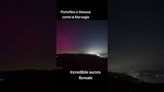 Aurora boreale Italia come la Norvegia [upl. by Anahtor]