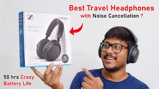 Best Travel Headphones with Noise Cancellation 50 Hr Battery Life 🔥 [upl. by Yrahca]