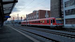 Mediaş R 10763 train Sibiu  Mediaş [upl. by Yeta644]