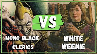 MONO BLACK CLERICS vs WHITE WEENIE round 5 PREMODERN MONTHLY [upl. by Coh460]