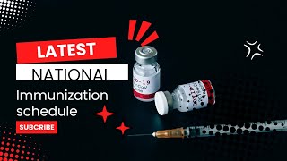 latest national immunization schedule  pediatric bsc nursing immunizations immunity bscnursing [upl. by Minsat]