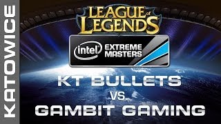 KT Bullets vs Gambit Gaming  Semifinal Map 1  IEM Katowice 2014  League of Legends [upl. by Eniamirt]