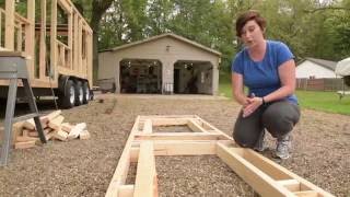 Tiny House Construction Step 6  Framing the Dormers for the Sleeping Loft [upl. by Reena664]