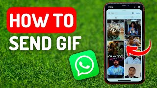 How to Send GIF on Whatsapp on iPhone  Full Guide [upl. by Sanalda]