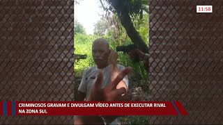 Criminosos gravam vídeo antes de executar rival na zona sul de Teresina 09 03 2021 [upl. by Anavrin634]