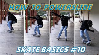 Skate Basics How to POWERSLIDE [upl. by Haff]