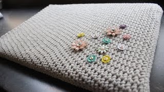 Basic Crocheted Laptop Sleeve [upl. by Rayshell740]