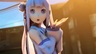 MMD 極楽浄土Gokuraku Jodo 【モデル配布】エミリア [upl. by Iatnohs]