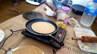 انڈکشن چولہے پر روٹی بنانے کا طریقہ How to make Roti on Induction Cooker induction stove [upl. by Viscardi]