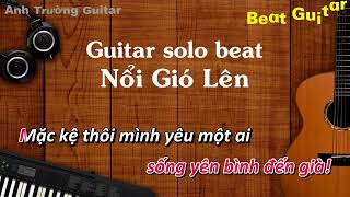 Karaoke Nổi Gió Lên  Phan Như Thùy Guitar Solo Beat Acoustic  Anh Trường Guitar [upl. by Lainad886]