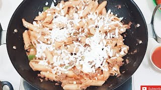 Minced beef spaghetti recipe  how to make minced beef pasta with cheese [upl. by Elmer]